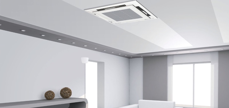 Air-conditioning in a modern interior